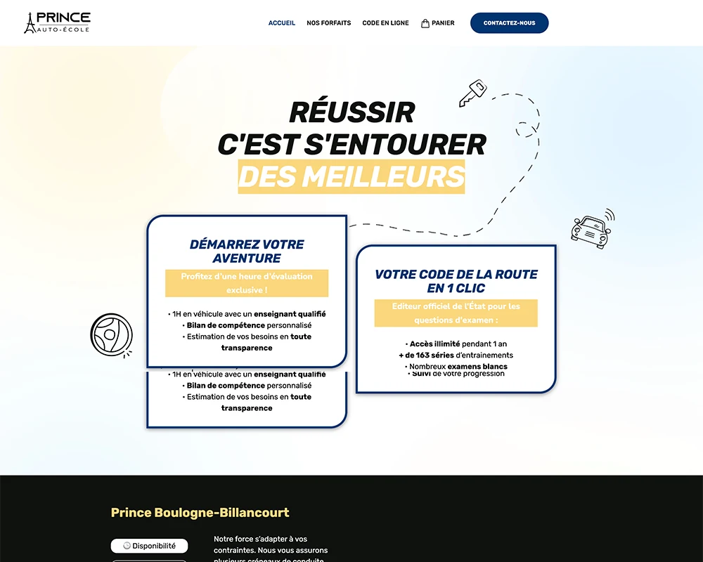 Image gallery marquee