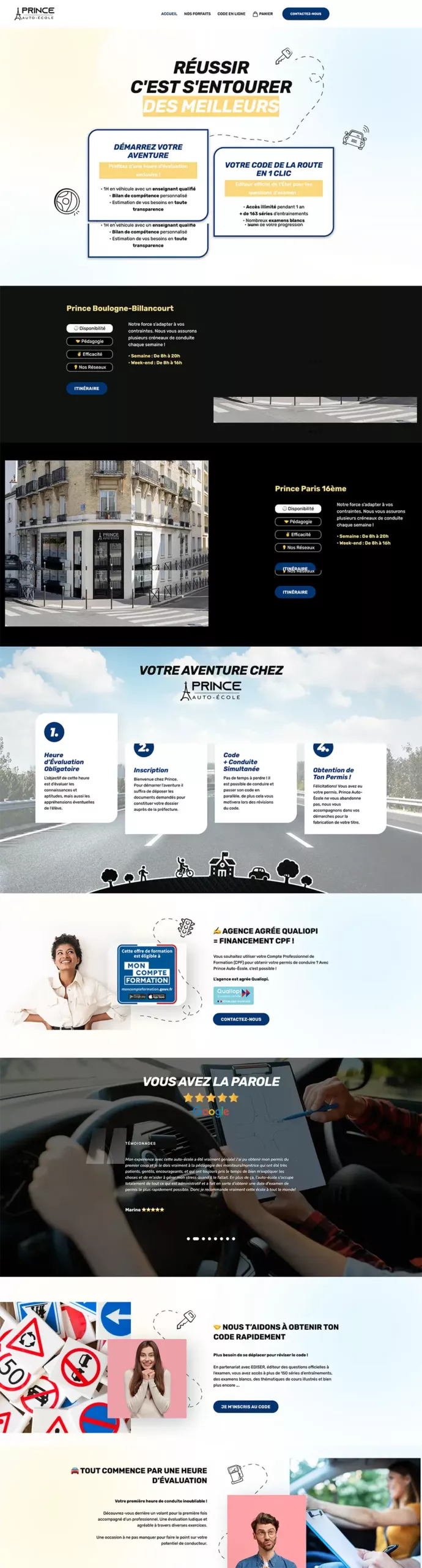 Image gallery marquee