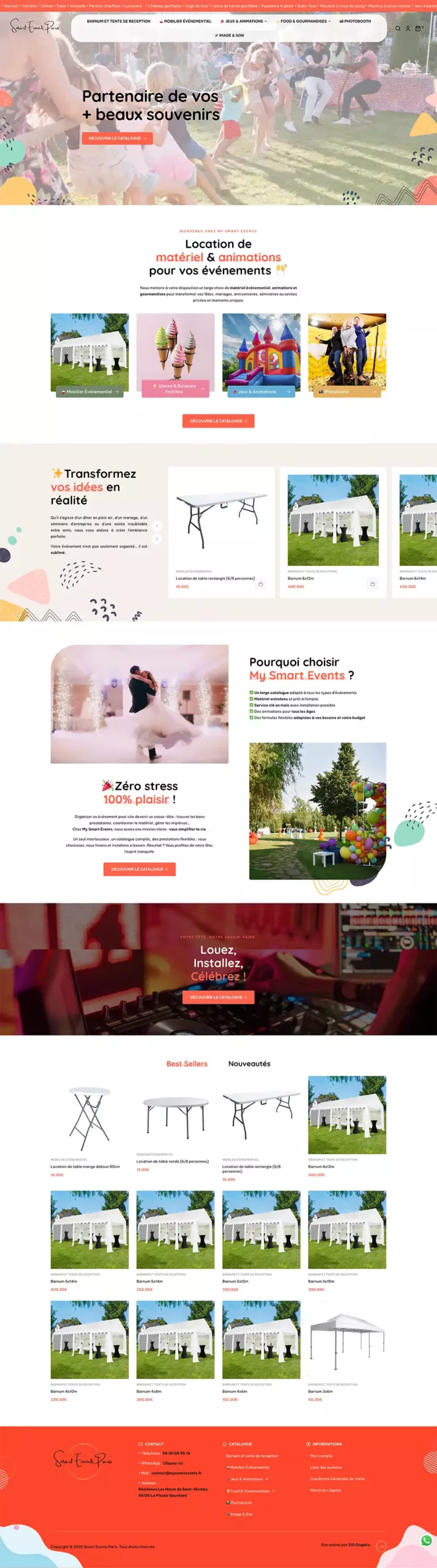 Image gallery marquee