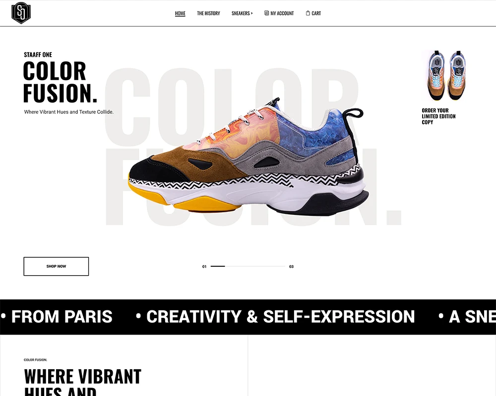 Image gallery marquee