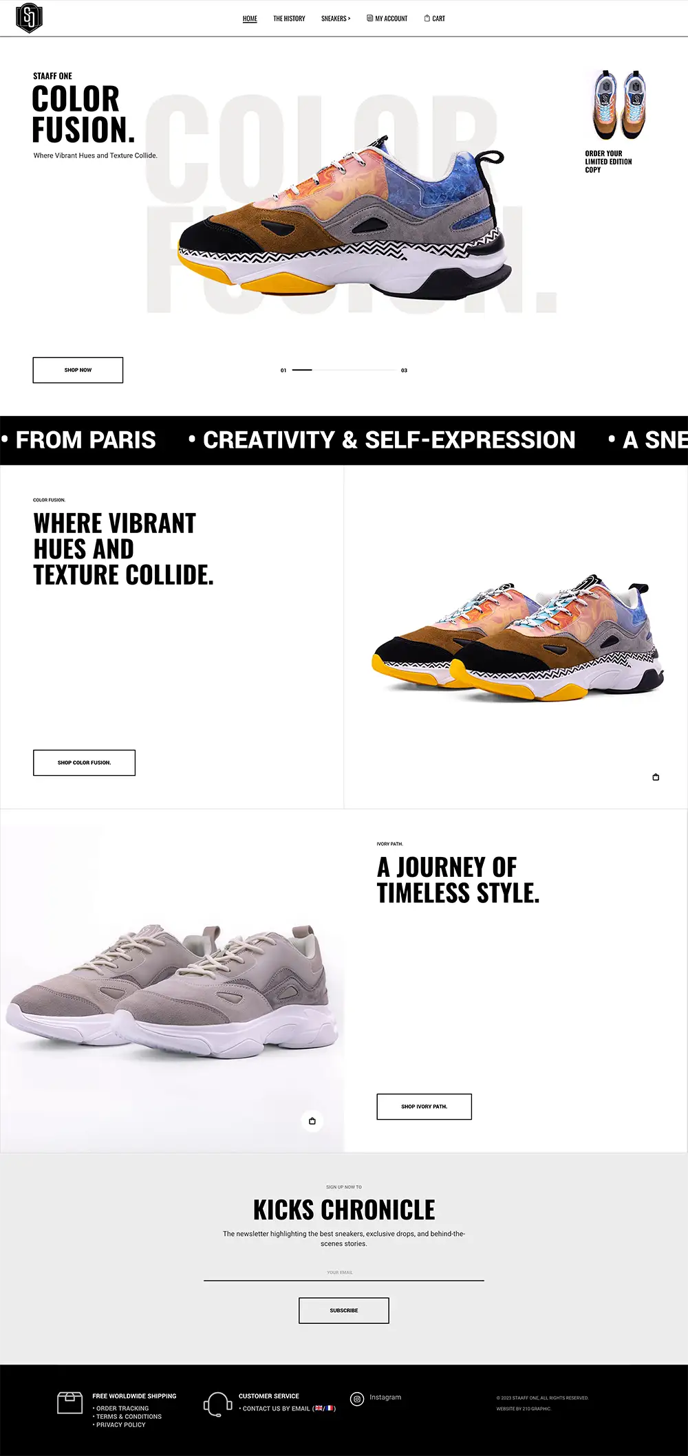 Image gallery marquee